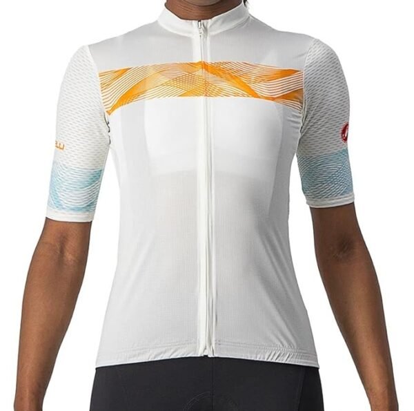 Castelli Jersey White / Orange