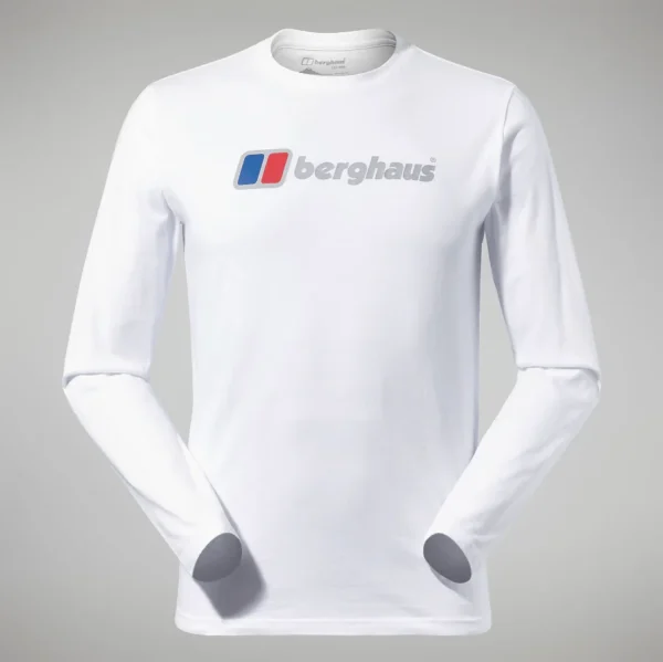 UNISEX Berghaus Big Logo Long Sleeve Tee -